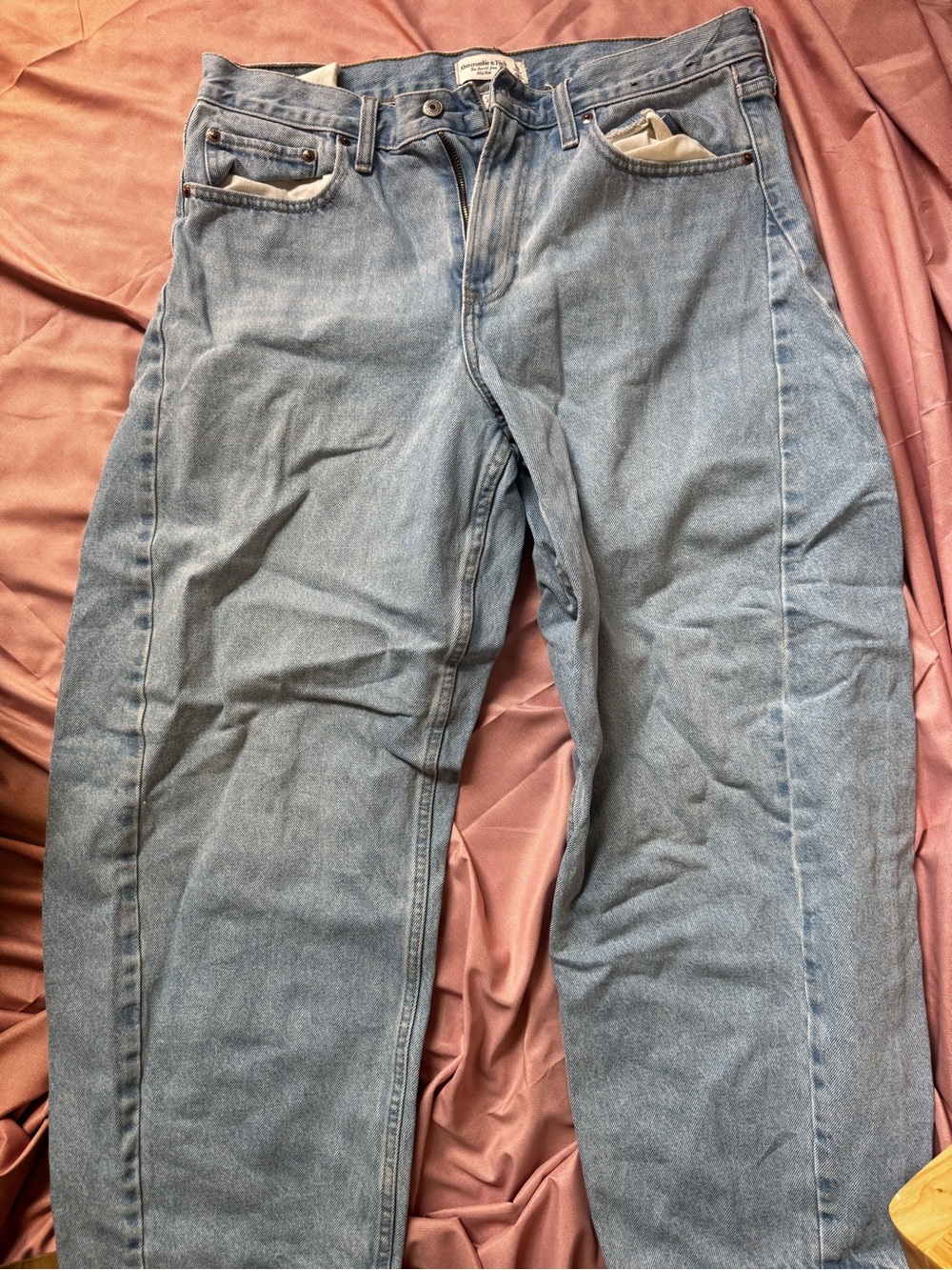 Abercrombie & Fitch Light Blue Relaxed Jeans